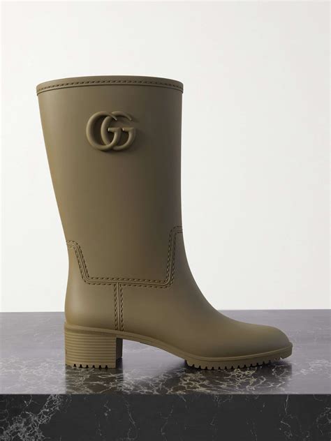 gucci rain boots for cheap|GUCCI Stanley embellished rubber rain boots .